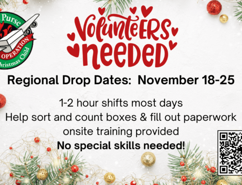 Regional Operation Christmas Child Shoebox Drop