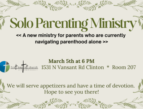 Solo Parenting Ministry Meeting